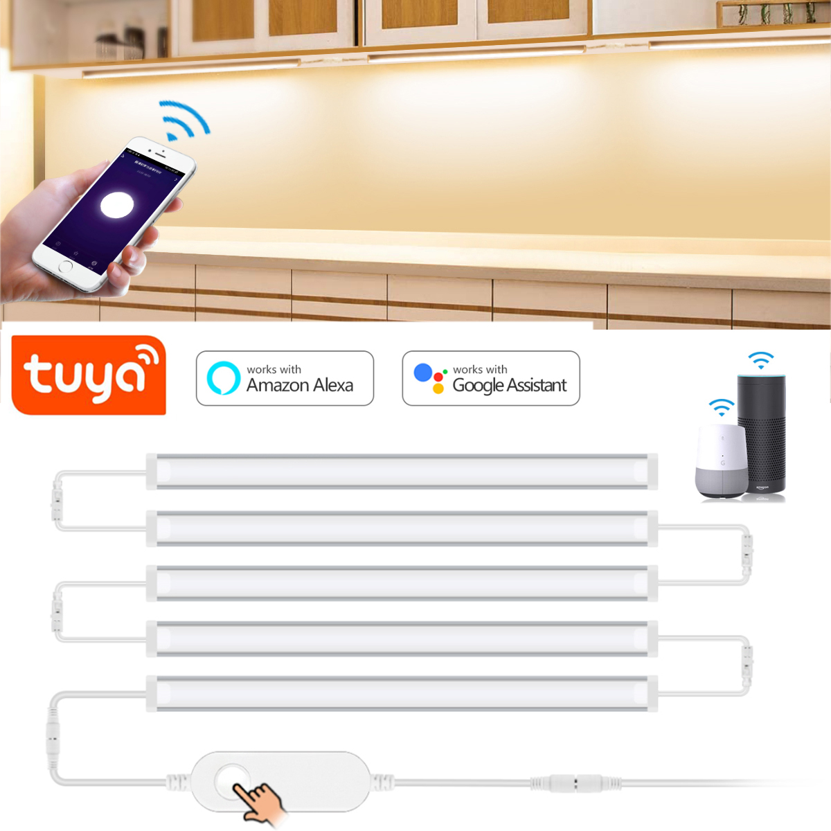 Kitchen Job - 1-5 шт., светодиодная лампа для шкафа
