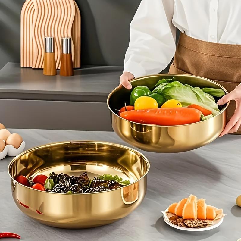 Kitchen Baking Bowls - Новая миска для смешивания из нержавеющей