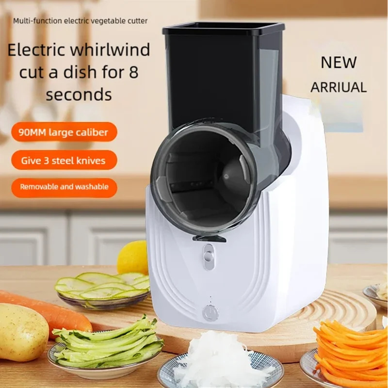 Kitchen Jobs - Многофункциональная овощерезка, бытовая кухонная электрическая овощерезка,