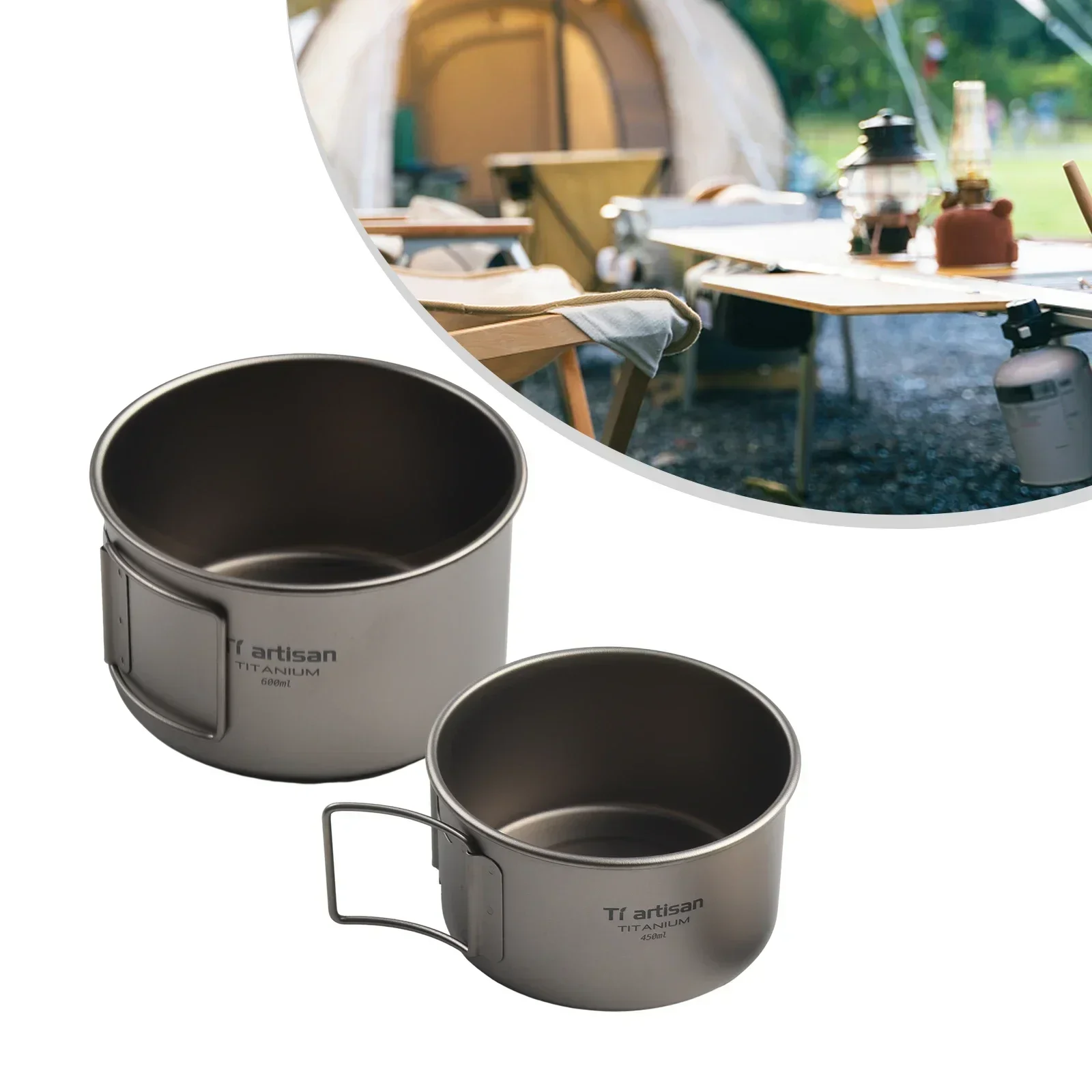 Титановая миска со складной ру – обзор и цена Kitchen Baking Bowls
