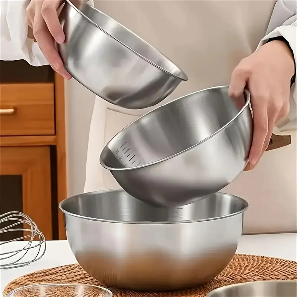 Набор из 3-х мисок из нержавею – обзор и цена Kitchen Baking Essentials