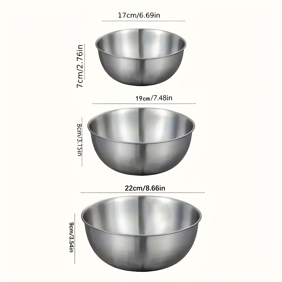 Набор из 3-х салатников из нер – обзор и цена Kitchen Baking Bowls